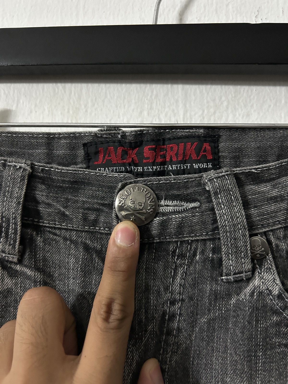 If Six Was Nine 2000’s Jack Serika Never trust women washed jeans punk Size US 28 / EU 44 - 5 Thumbnail