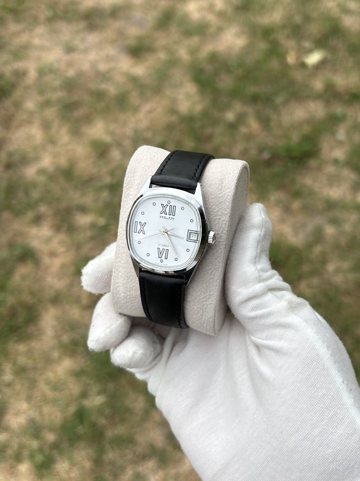 Vintage Vintage Watch Poljot Small USSR Soviet Mechanical 1980s Size ONE SIZE - 10 Thumbnail