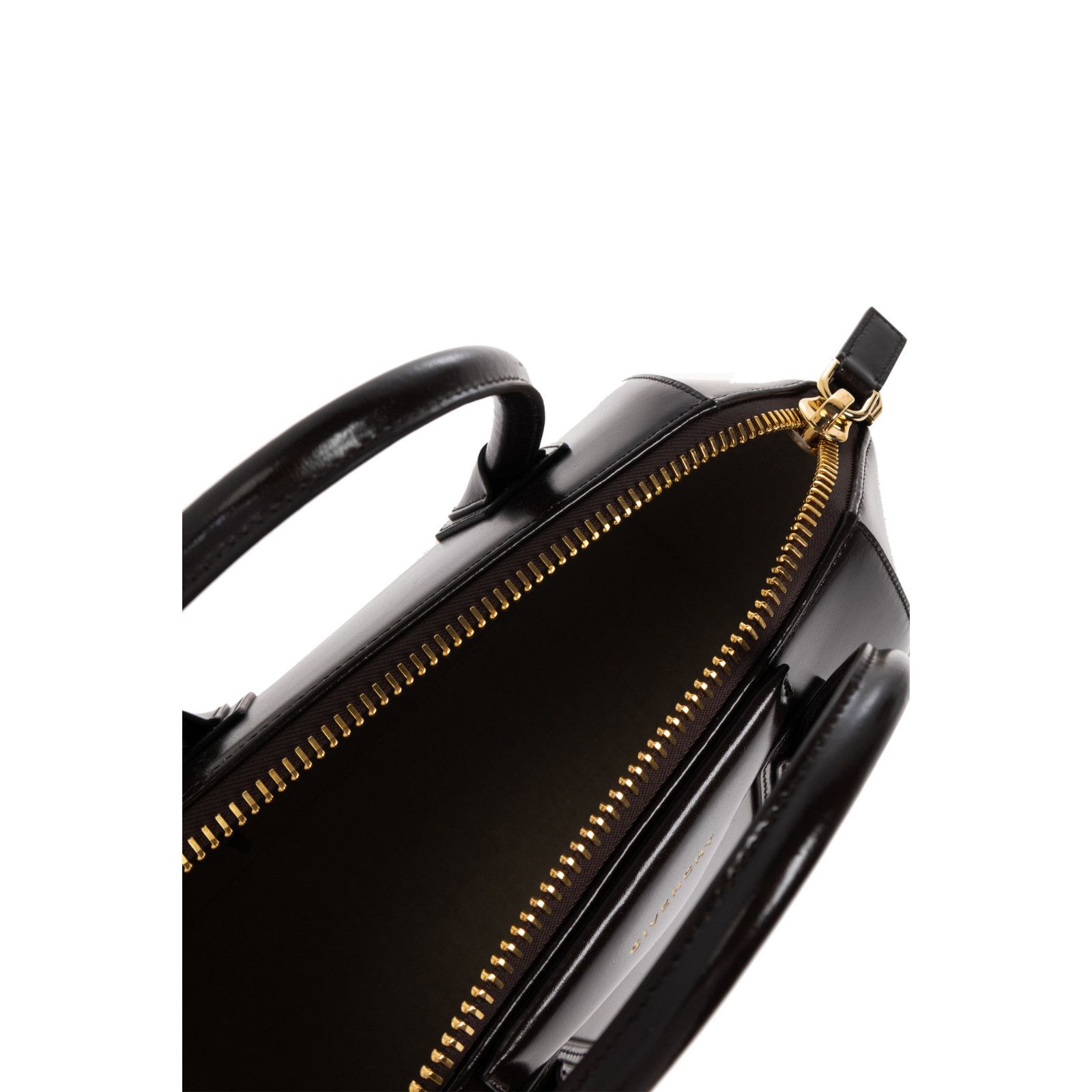 Givenchy GIVENCHY Small Antigona Brown Shiny Leather Top Handle Bag N Size ONE SIZE - 3 Thumbnail