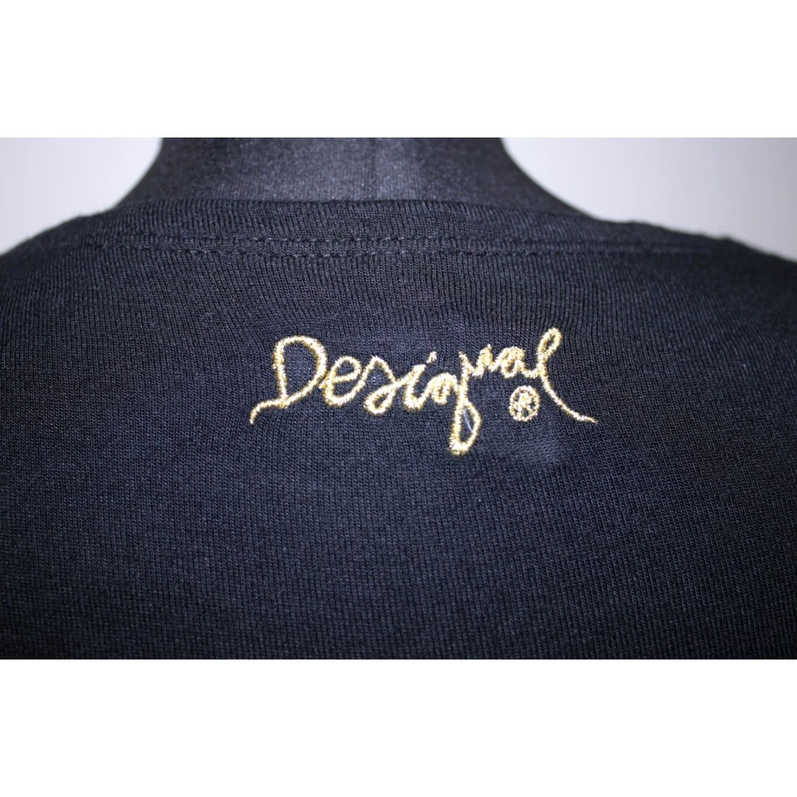 Desigual Desigual Dress S Womens A-Line Dress Knee Length Black Size S / US 4 / IT 40 - 3 Thumbnail