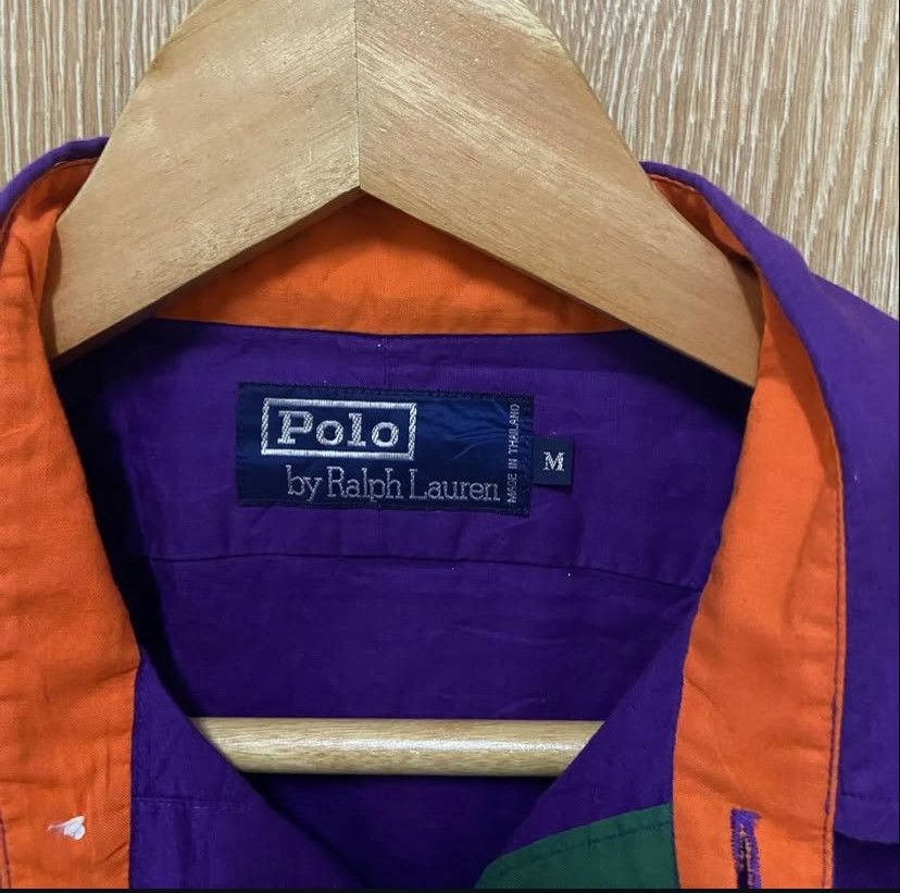 Polo Ralph Lauren × Vintage Vtg Polo Ralph Lauren Rare Design Size US L / EU 52-54 / 3 - 3 Thumbnail