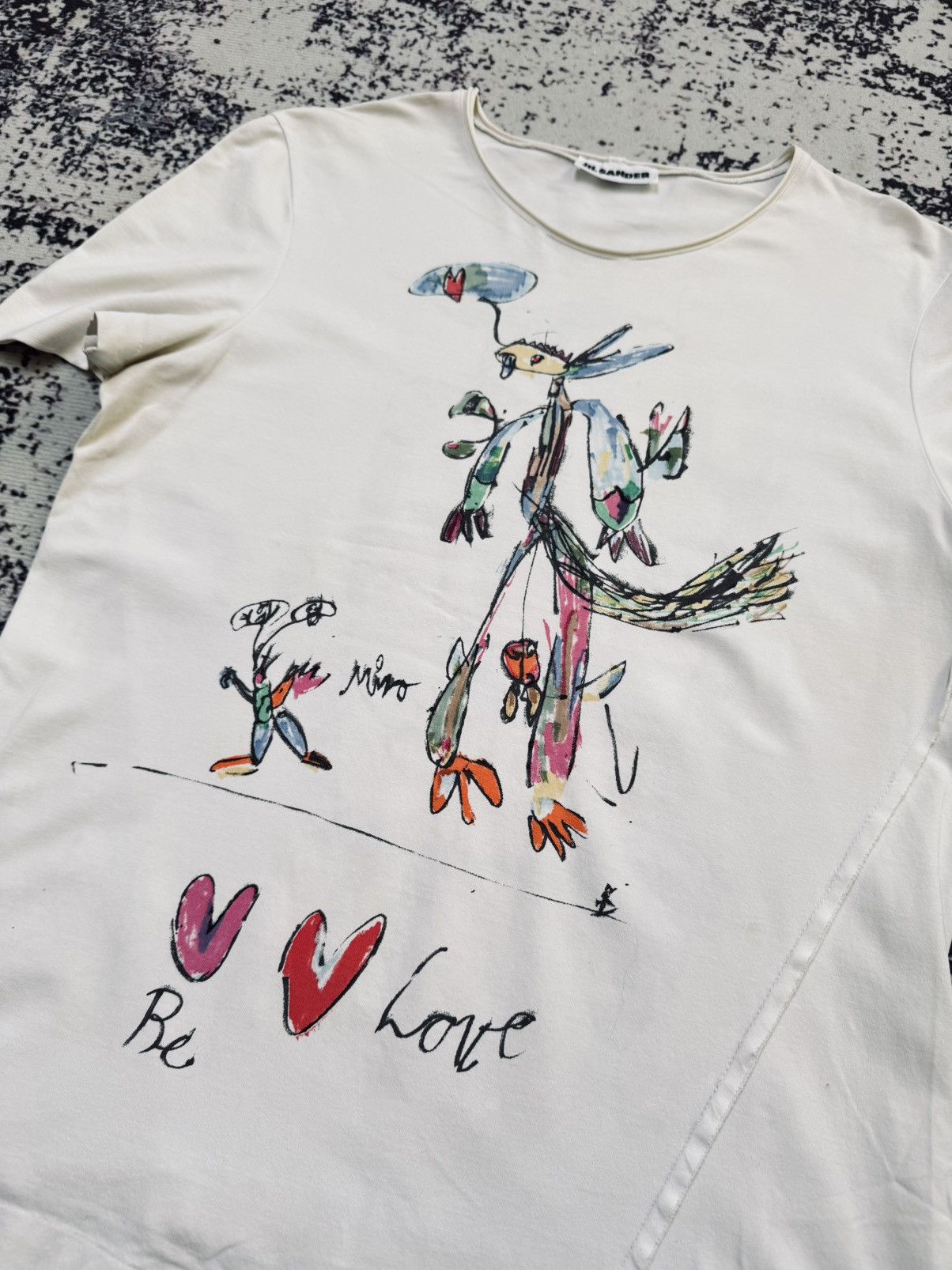 Designer × Jil Sander JIL SANDER Cotton Jersey T-Shirt white L womens Size US L / EU 52-54 / 3 - 3 Thumbnail