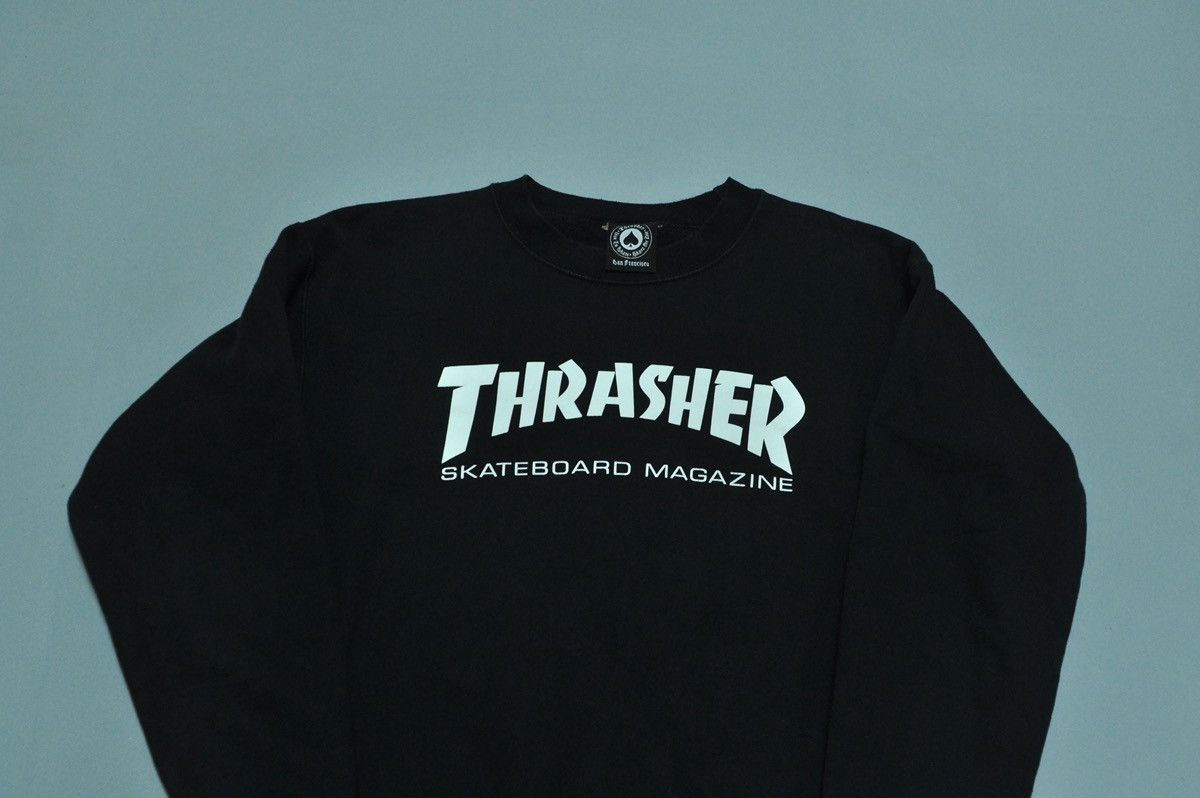 Thrasher Thrasher sweatshirt black vintage skateboard y2k Size US S / EU 44-46 / 1 - 2 Thumbnail