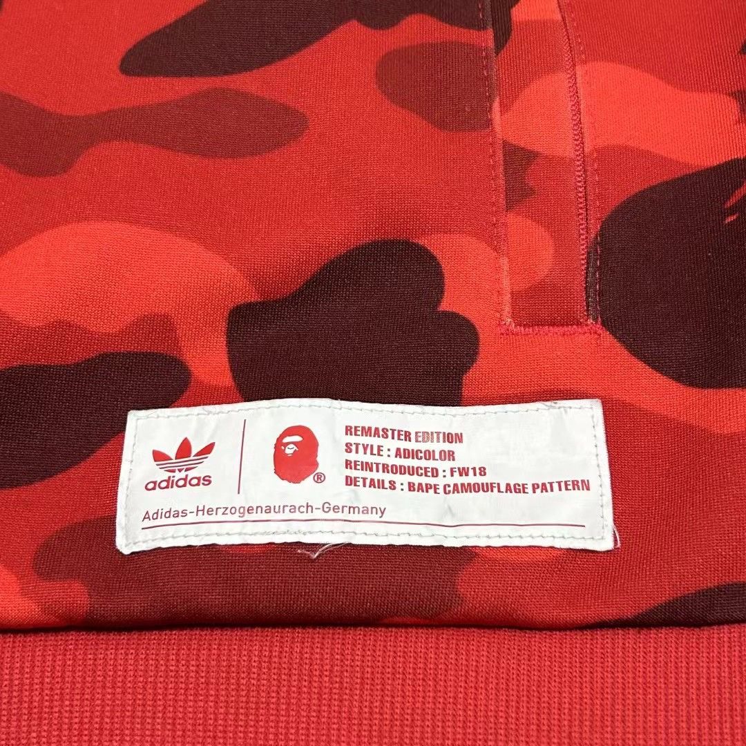 Adidas × Bape BAPE x ADIDAS ADICOLOR TRACK JACKET Size US M / EU 48-50 / 2 - 8 Thumbnail