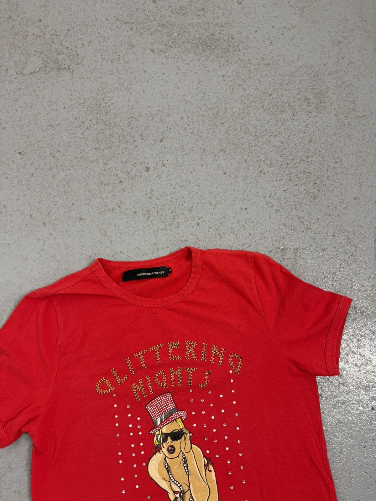 Andrew Mackenzie Vintage Andrew Mackenzie AMK Glittering Nights T-Shirt Size US S / EU 44-46 / 1 - 3 Thumbnail