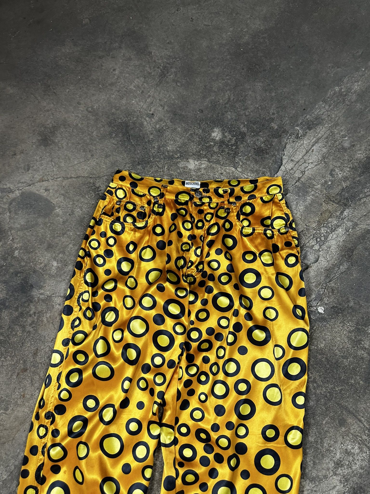 Moschino Vintage Moschino Polka Dot Patterned Pants 2000s Size 30" / US 8 / IT 44 - 5 Thumbnail