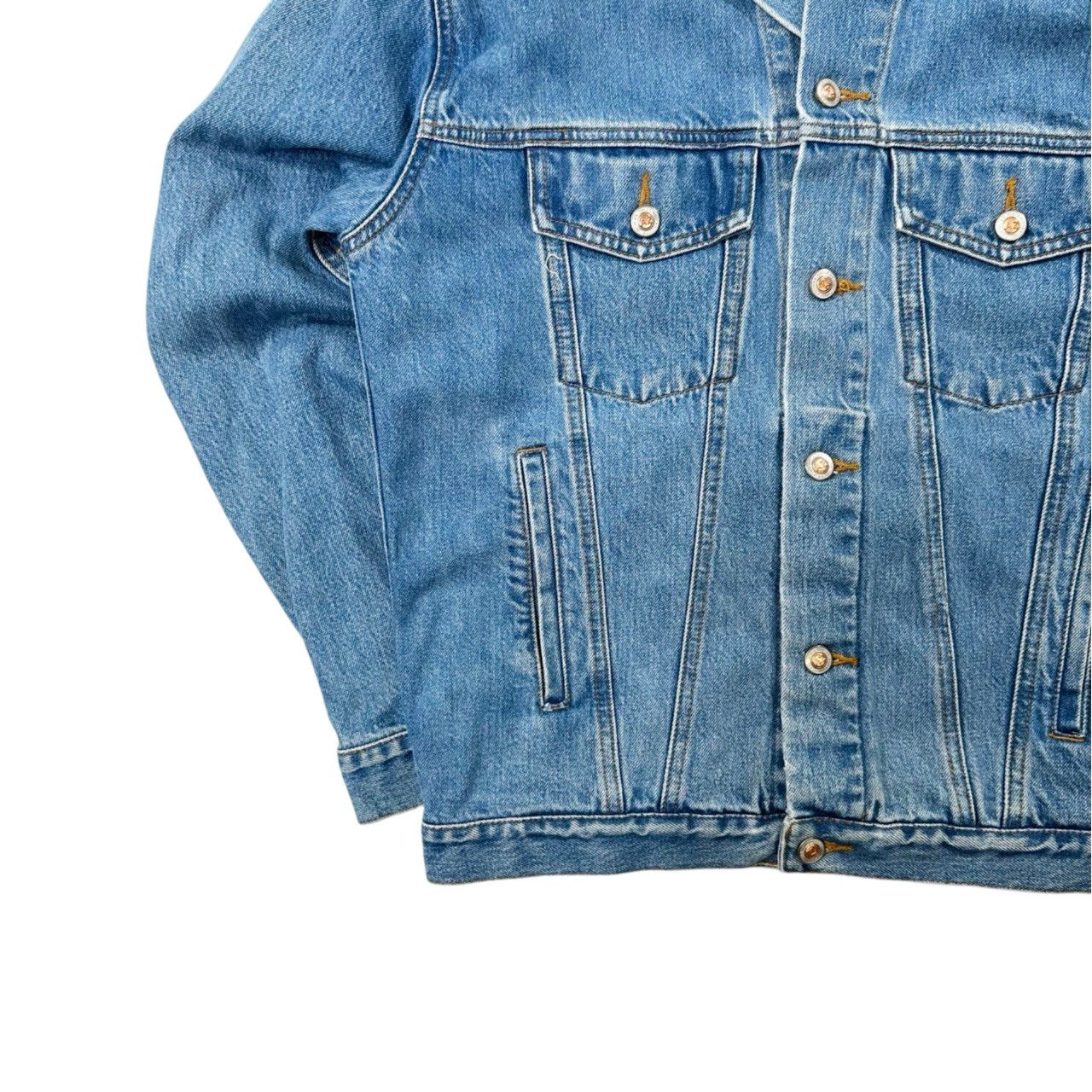 Vintage Vintage 90s Denim Button Up Jacket Size US S / EU 44-46 / 1 - 3 Thumbnail
