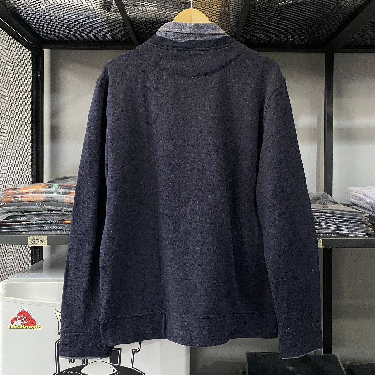 If Six Was Nine × Japanese Brand × Le Grande Bleu (L.G.B.) Goth Japanese Style Double Layers Long Sleeve Tees Size US L / EU 52-54 / 3 - 10 Thumbnail