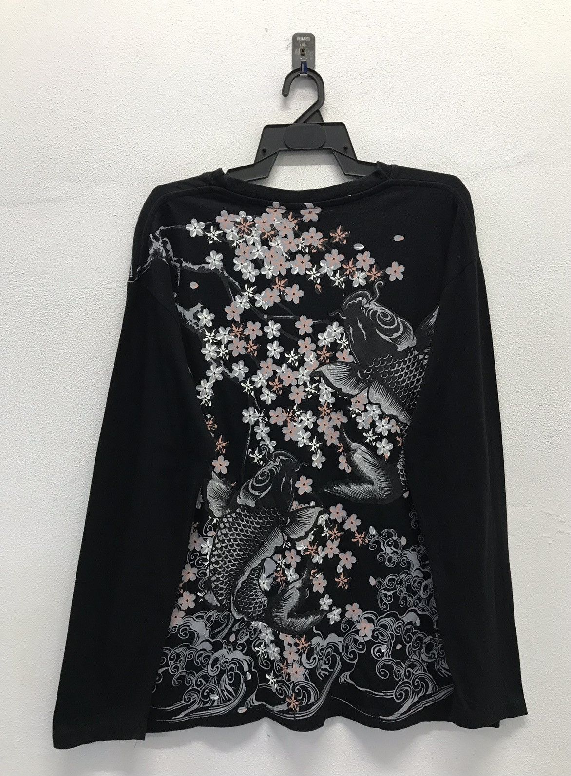 Japanese Brand × Vintage Vintage Fish Koi Sukajan Long Sleeve Shirt Size US XXL / EU 58 / 5 - 1 Thumbnail