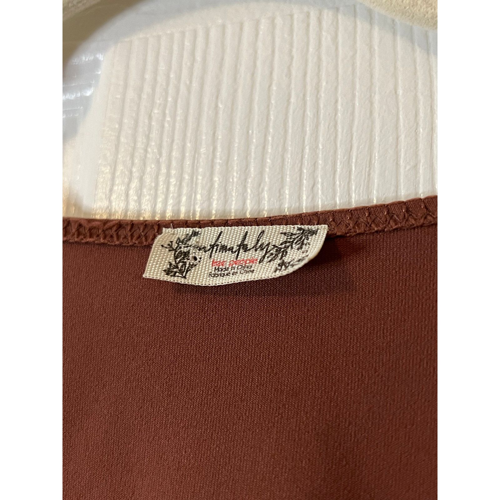 Free People Free People Va Voop Bodysuit Java Brown Short Puff Slee Sz S Size S / US 4 / IT 40 - 3 Thumbnail