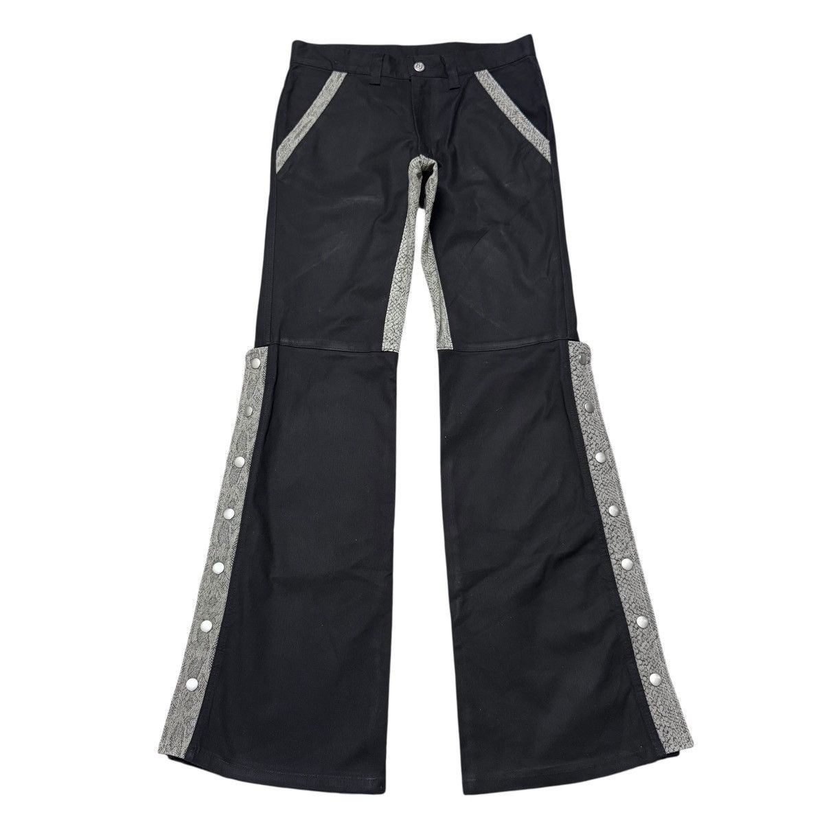 Tornado Mart Tornado Mart Snake Skin Flare Jeans Size US 30 / EU 46 - 1 Thumbnail
