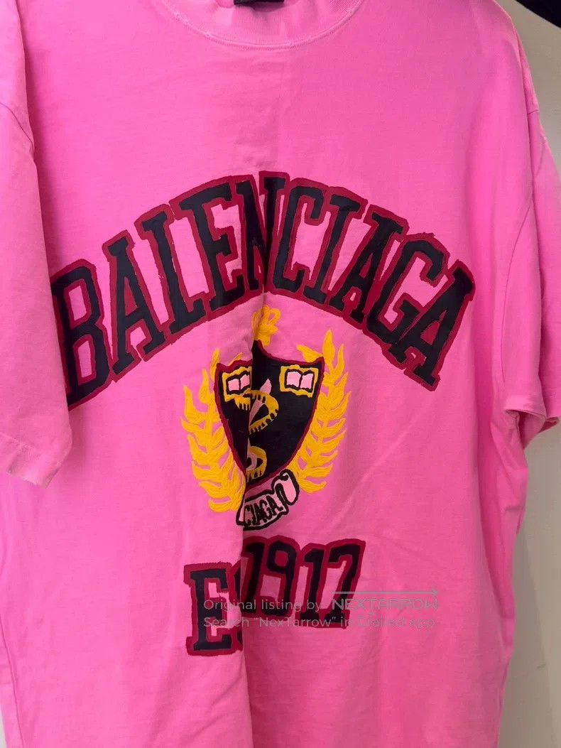 Balenciaga Balenciaga Short Sleeve T-Shirt, Pink Exclusive, Size S Size US S / EU 44-46 / 1 - 2 Thumbnail