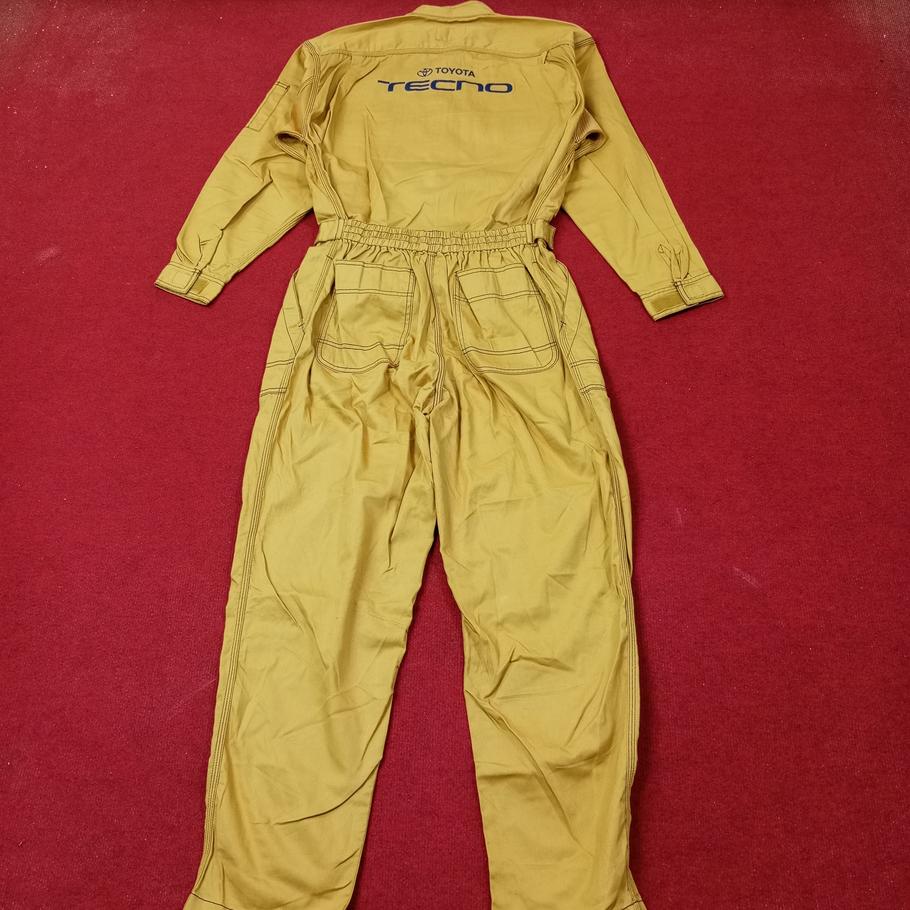 Japanese Brand Toyota Tecno Racing Workwear Coverall Jacket c255n4 Size US M / EU 48-50 / 2 - 1 Thumbnail