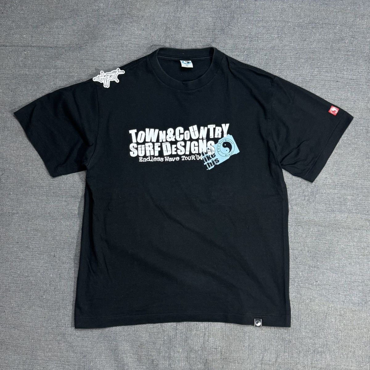Designer × Vintage t & C Surf Single stitch tshirt back Art Size US M / EU 48-50 / 2 - 2 Thumbnail