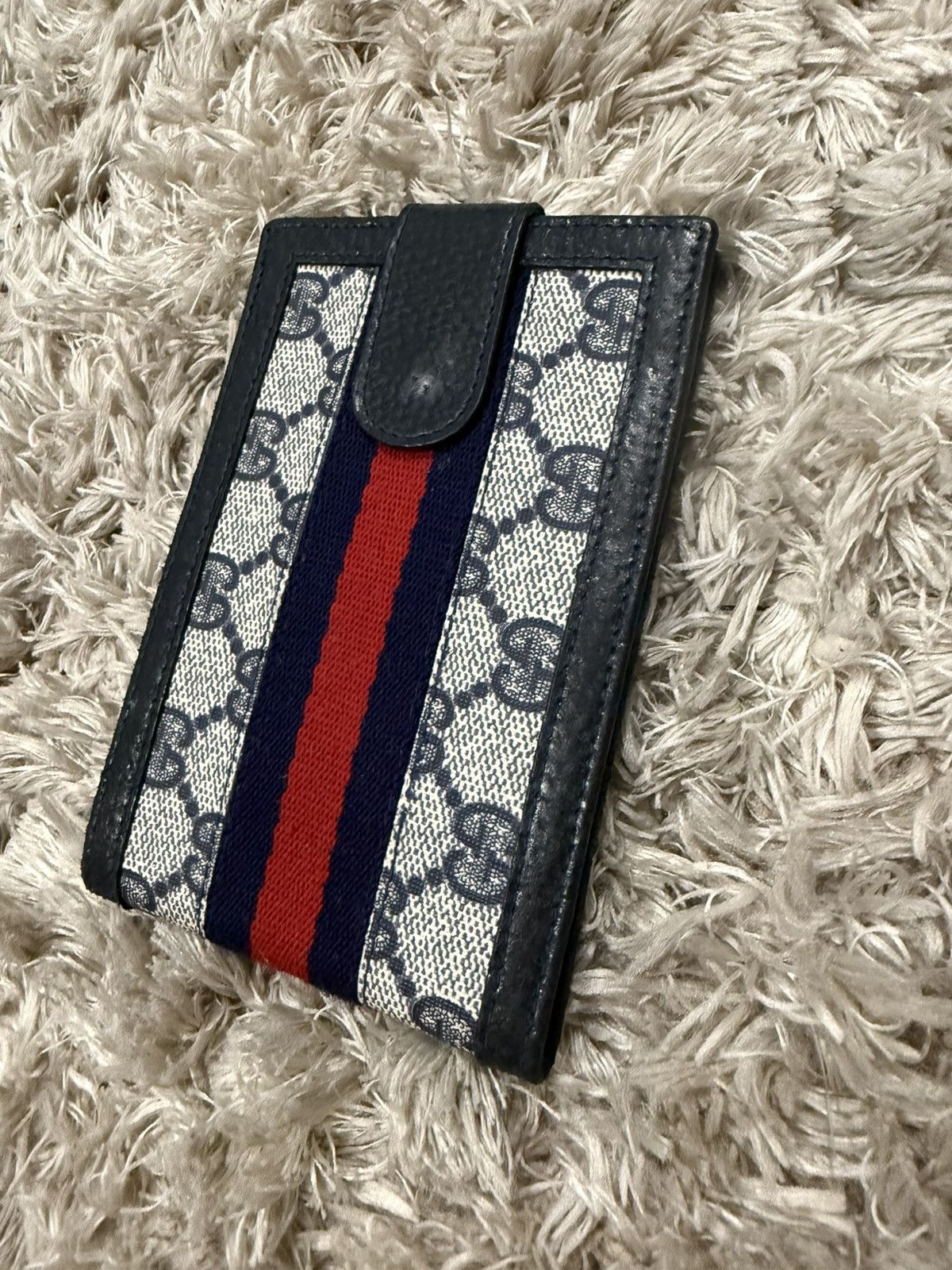 Gucci Gucci Vintage Women’s Bifold Wallet Navy Blue Size ONE SIZE - 2 Thumbnail