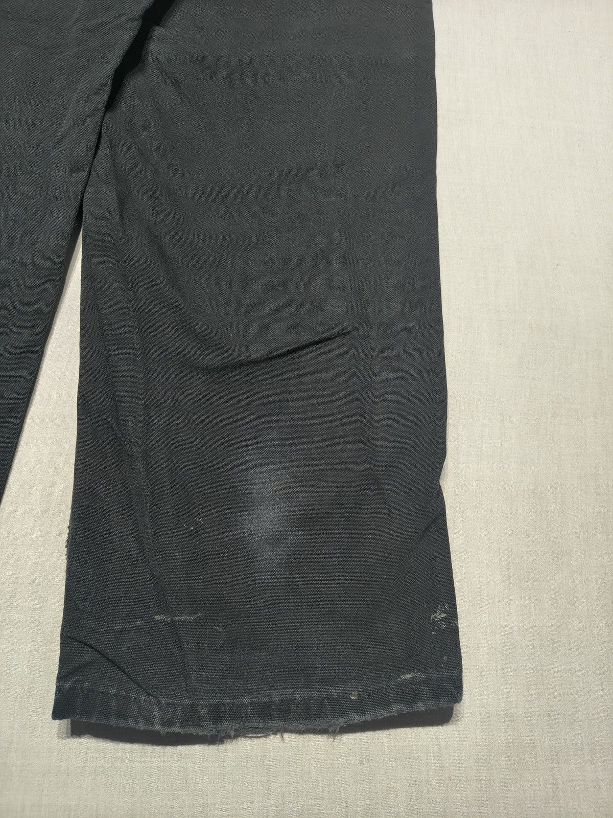 Carhartt DISTRESSED VINTAGE BLACK CARHARTT DOUBLE KNEE DENIM 🪚(016) Size US 34 / EU 50 - 11 Thumbnail