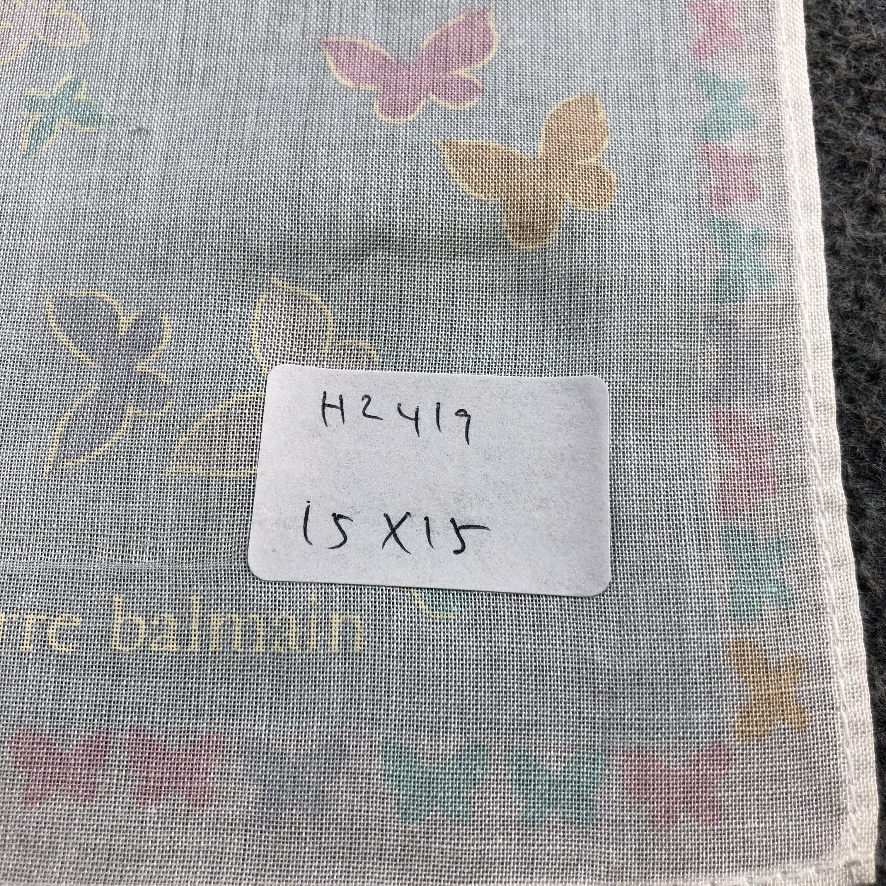 Pierre Balmain × Vintage Pierre Balmain Handkerchief Neckerchief Bandana H2419 Size ONE SIZE - 6 Thumbnail