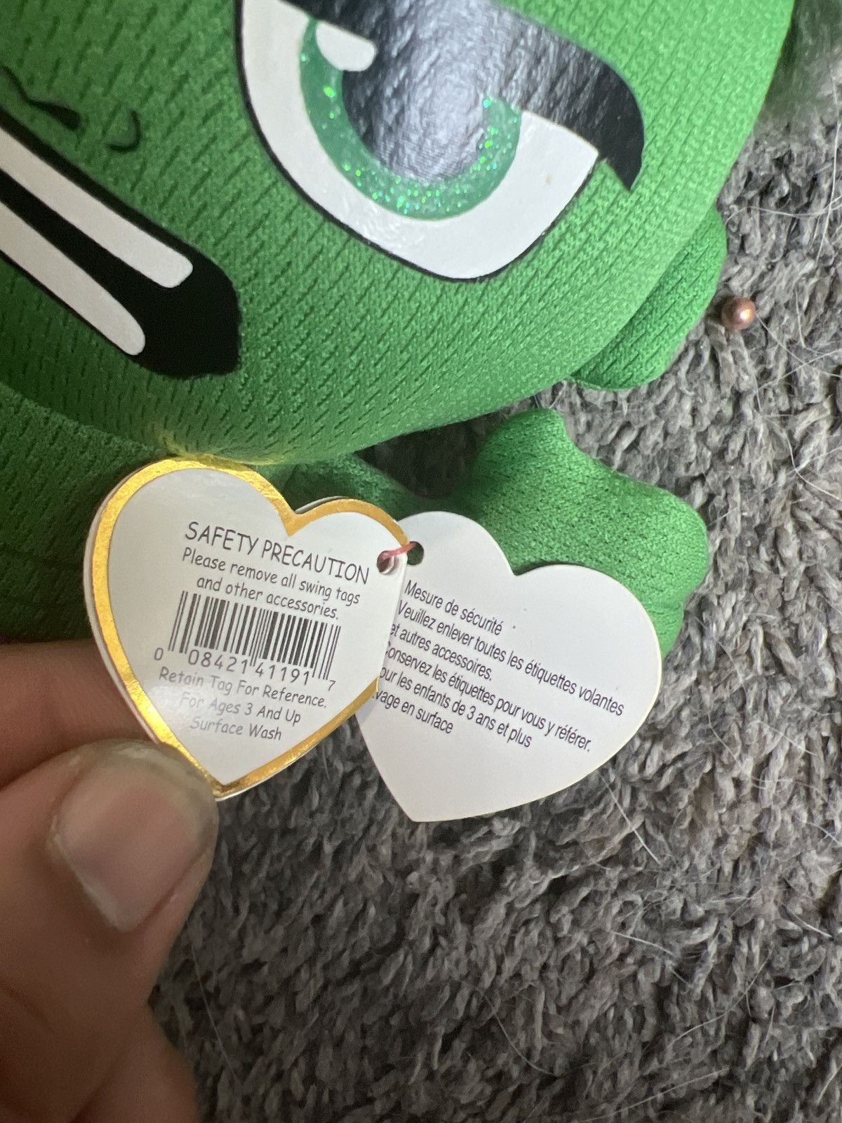 Marvel Comics 2020 Marvel Ty Hulk Beanie Baby Size ONE SIZE - 5 Thumbnail
