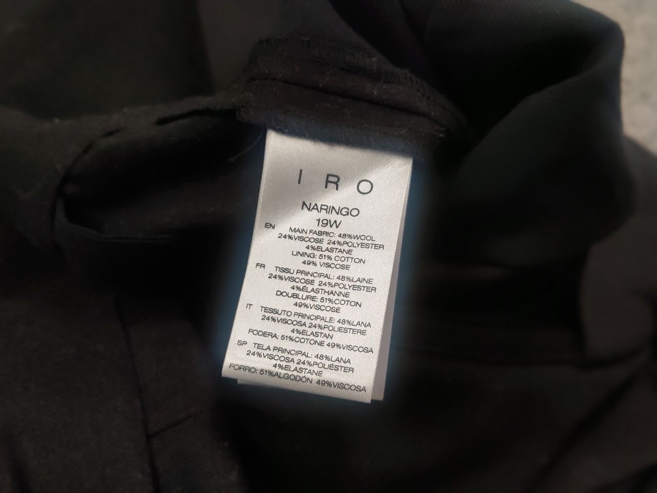 Iro Iro Naringo high-waisted Cirse wide legs trousers Belt Pants Size 32" / US 10 / IT 46 - 15 Thumbnail