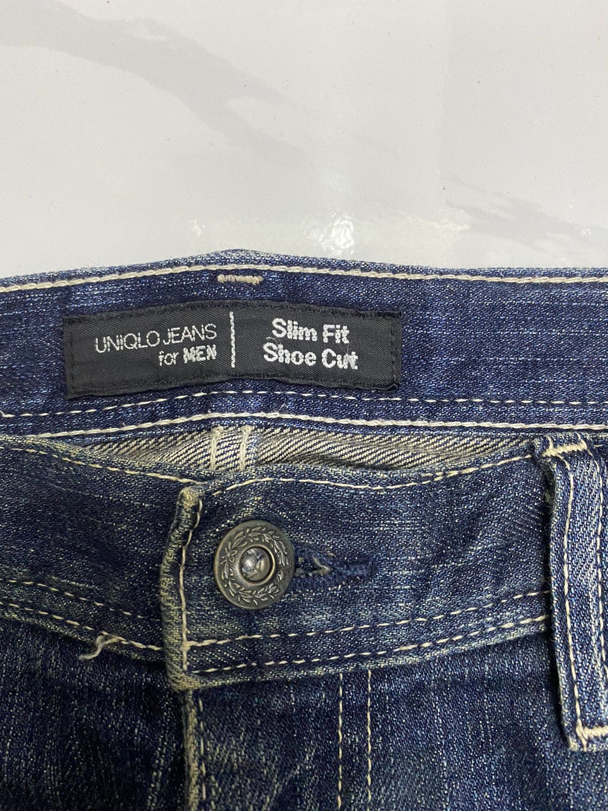 Undercover × Uniqlo 🔥VINTAGE UNIQLO JAPAN SLIM FIT UNDERCOVER STYLE DENIM JEANS Size US 31 - 8 Thumbnail