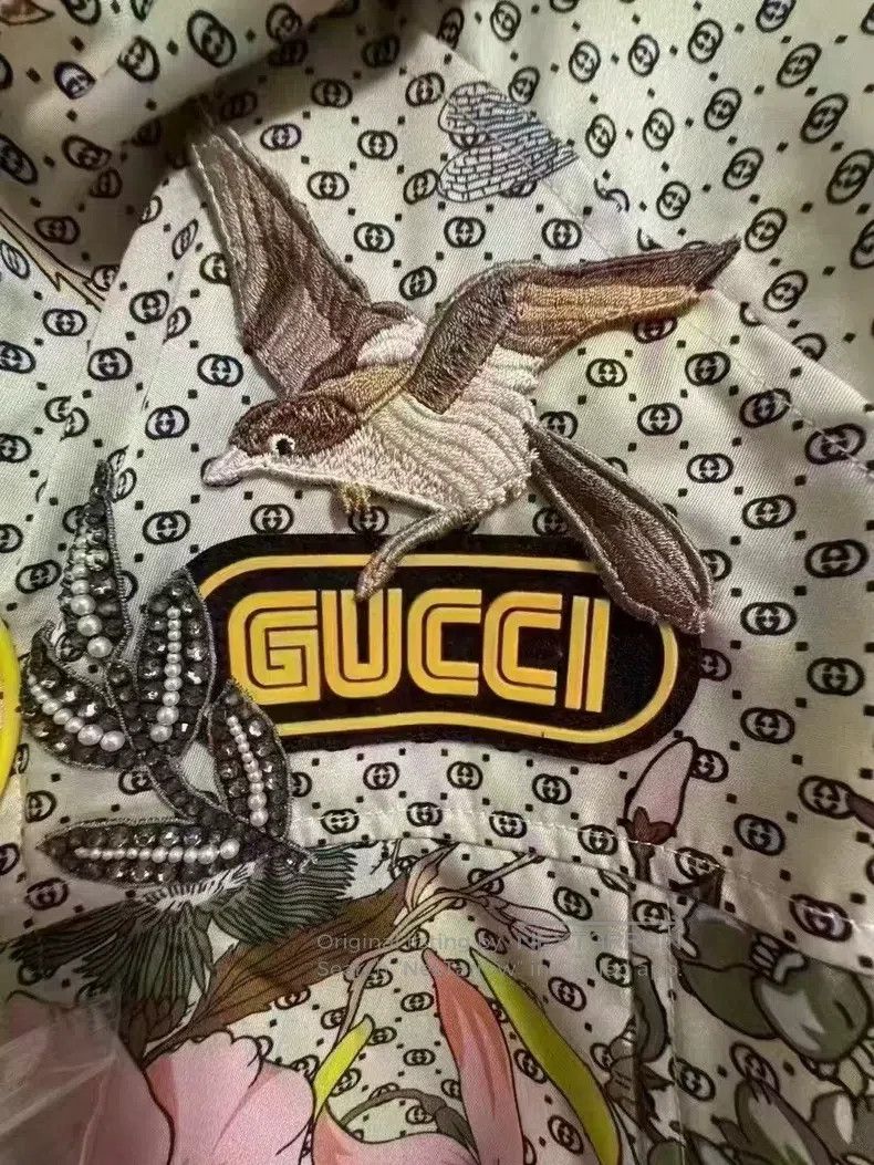 Gucci Gucci Show floral rhinestone letter logo windbreaker jacke Size XS / US 0-2 / IT 36-38 - 3 Thumbnail