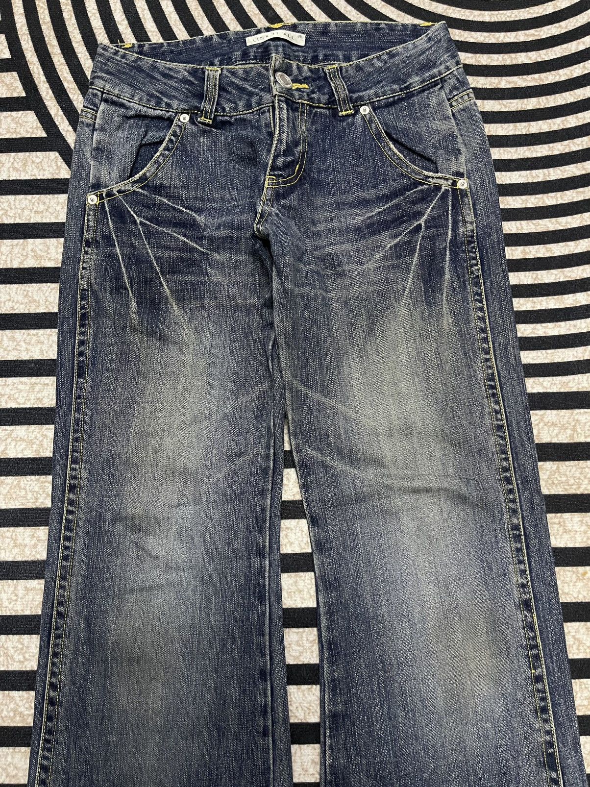 Japanese Brand 2000s LINK IT ALL FLARE JEANS IFSIXWASNINE STYLE Size US 29 - 5 Thumbnail