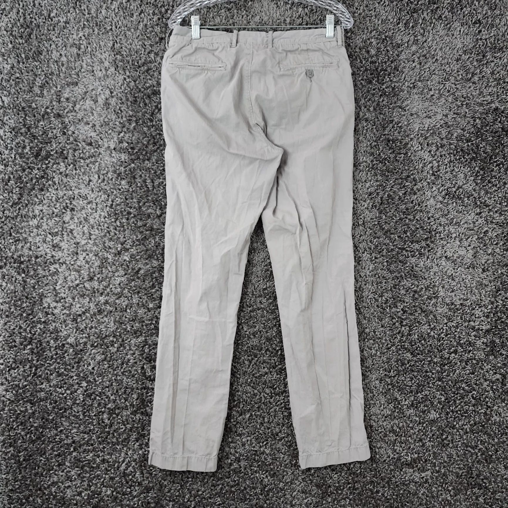 J.Crew VINTAGE J.CREW 770 Mens Gray Chino Pants Size 30x31 Straight Leg Male Size US 30 / EU 46 - 6 Thumbnail