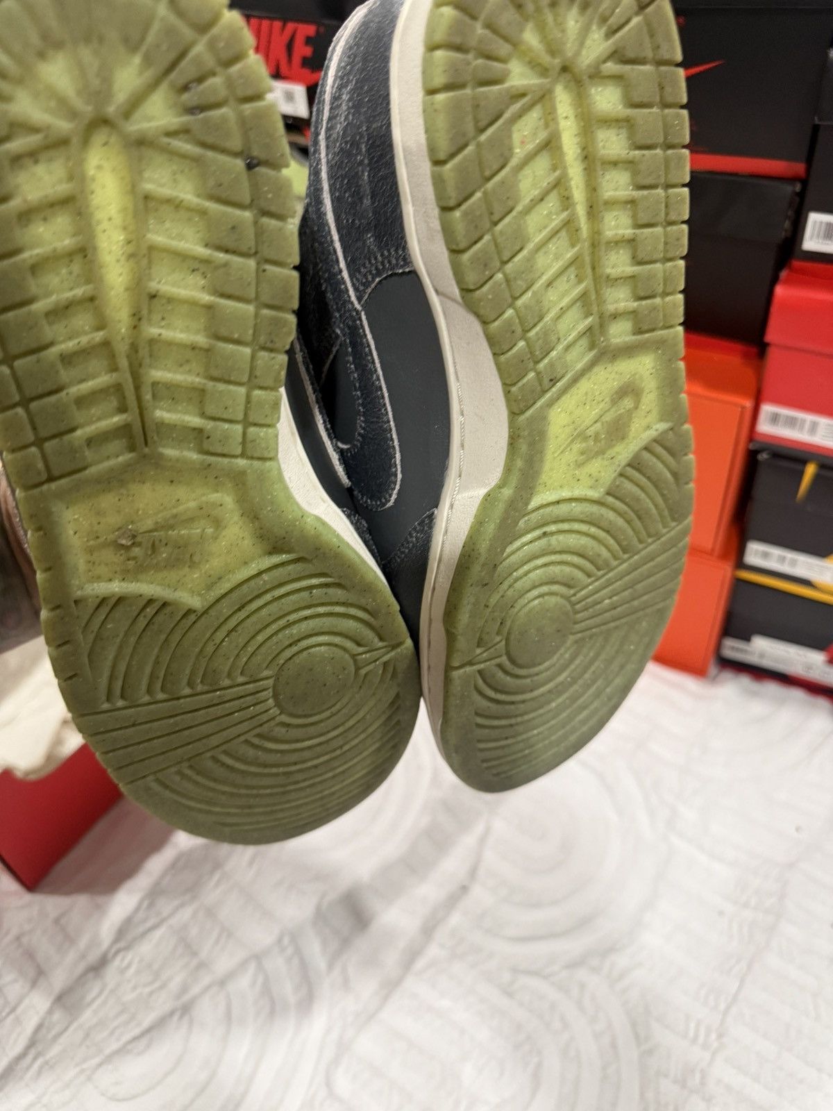 Nike Nike dunk dark grey soles glow size 10 Size US 10 / EU 43 - 6 Thumbnail