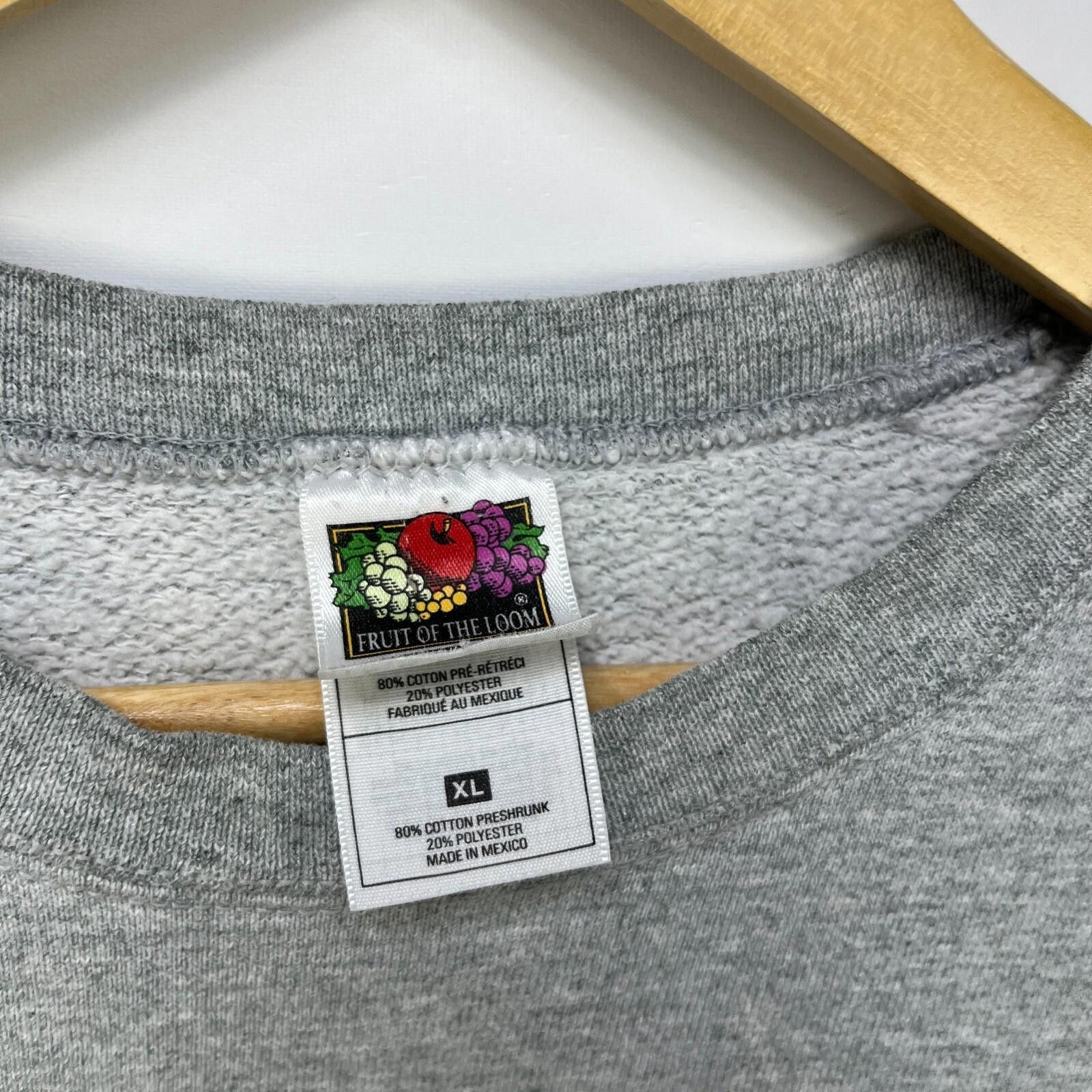 Fruit Of The Loom Vintage 90s Purdue University Sweatshirt XL Boilmakers Size ONE SIZE - 4 Thumbnail