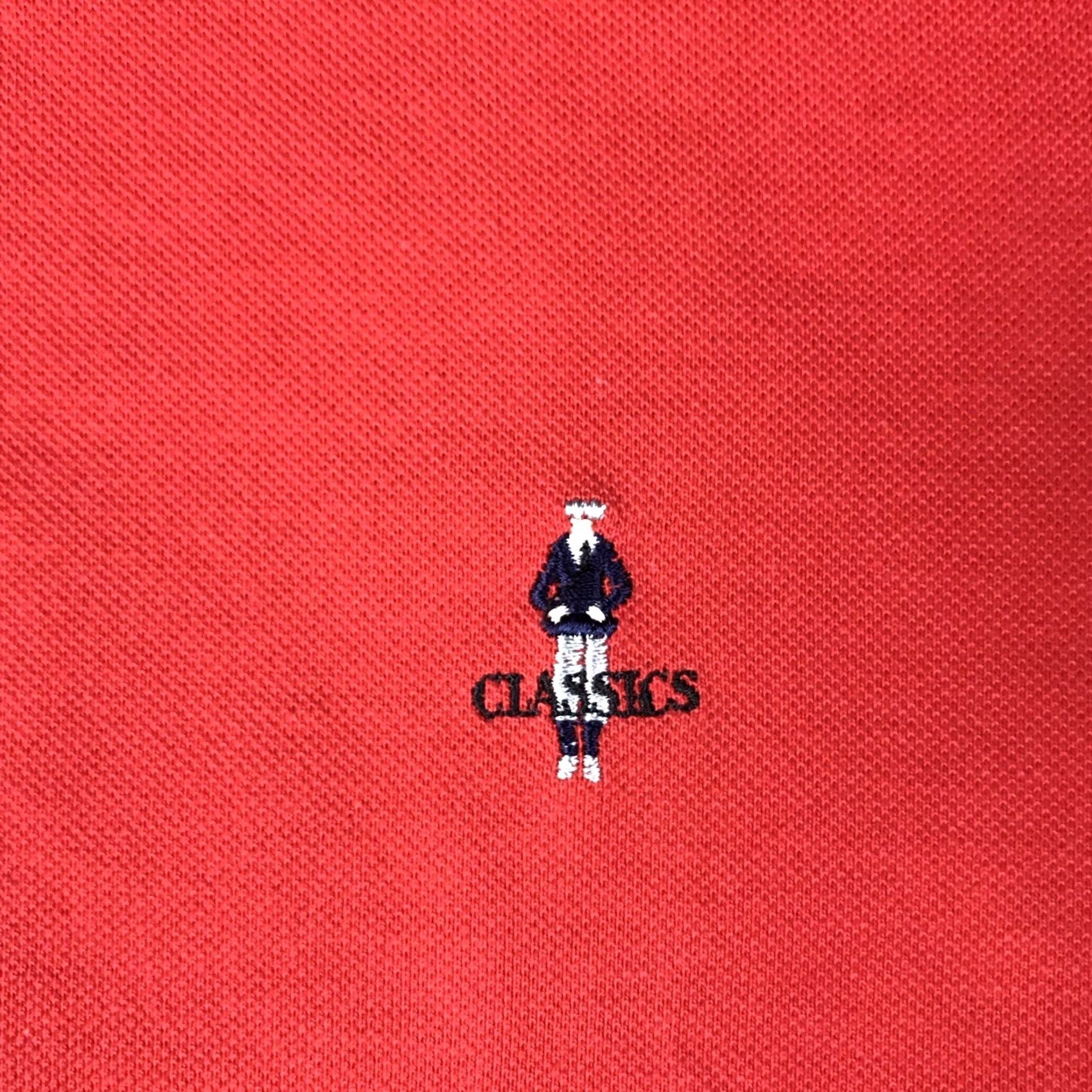 Vintage VINTAGE? No — Giordano Polo Shirt Golf Embroidered Red Men M Size 40R - 6 Thumbnail