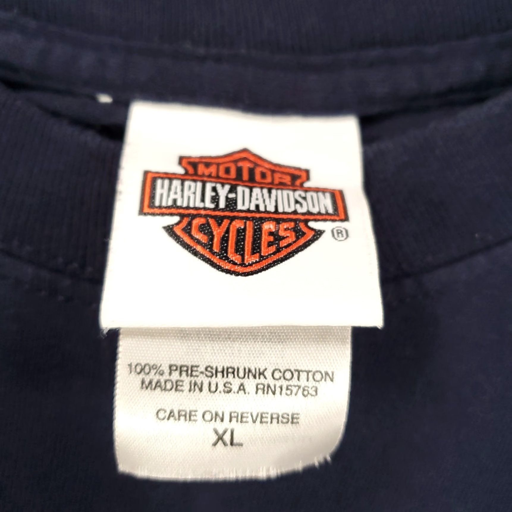 Harley Davidson Harley-Davidson Shirt Mens XL Navy Blue Lone Star Tyler Texas Motorcycle Tee Size US XL / EU 56 / 4 - 5 Thumbnail