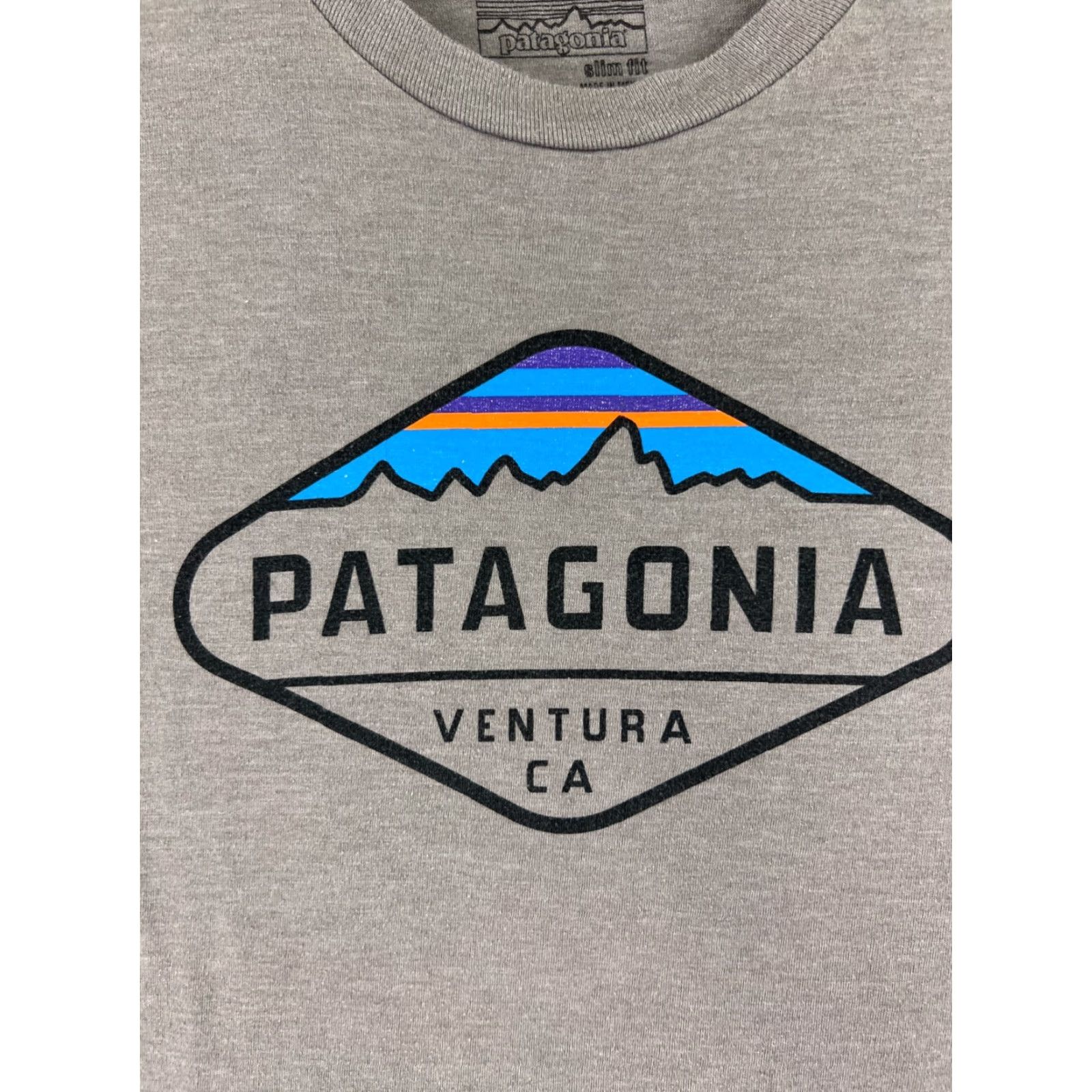 Patagonia Patagonia Shirt Men Small Gray Fitz Roy Print Short Sleeve Cotton Blend Crew Nec Size US S / EU 44-46 / 1 - 6 Thumbnail