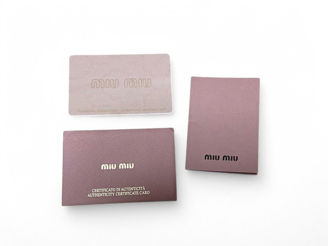 Miu Miu Miu Miu - Handbag Shoulder Bag Brown Leather Madras Vintage Size ONE SIZE - 8 Thumbnail