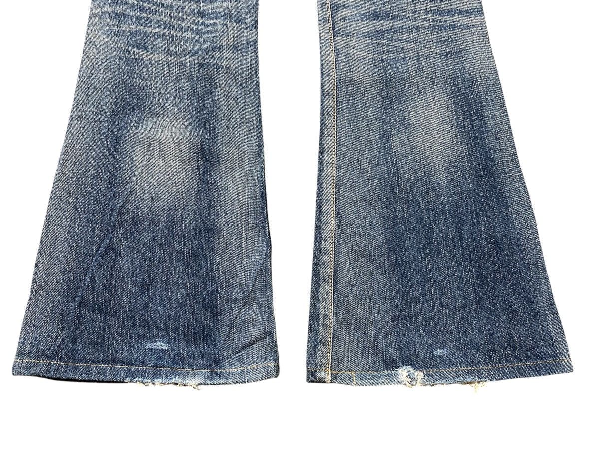 Edwin 🔥Flared🔥Japanese Edwin 503 Ripped Distressed Denim Size 28" / US 6 / IT 42 - 3 Thumbnail