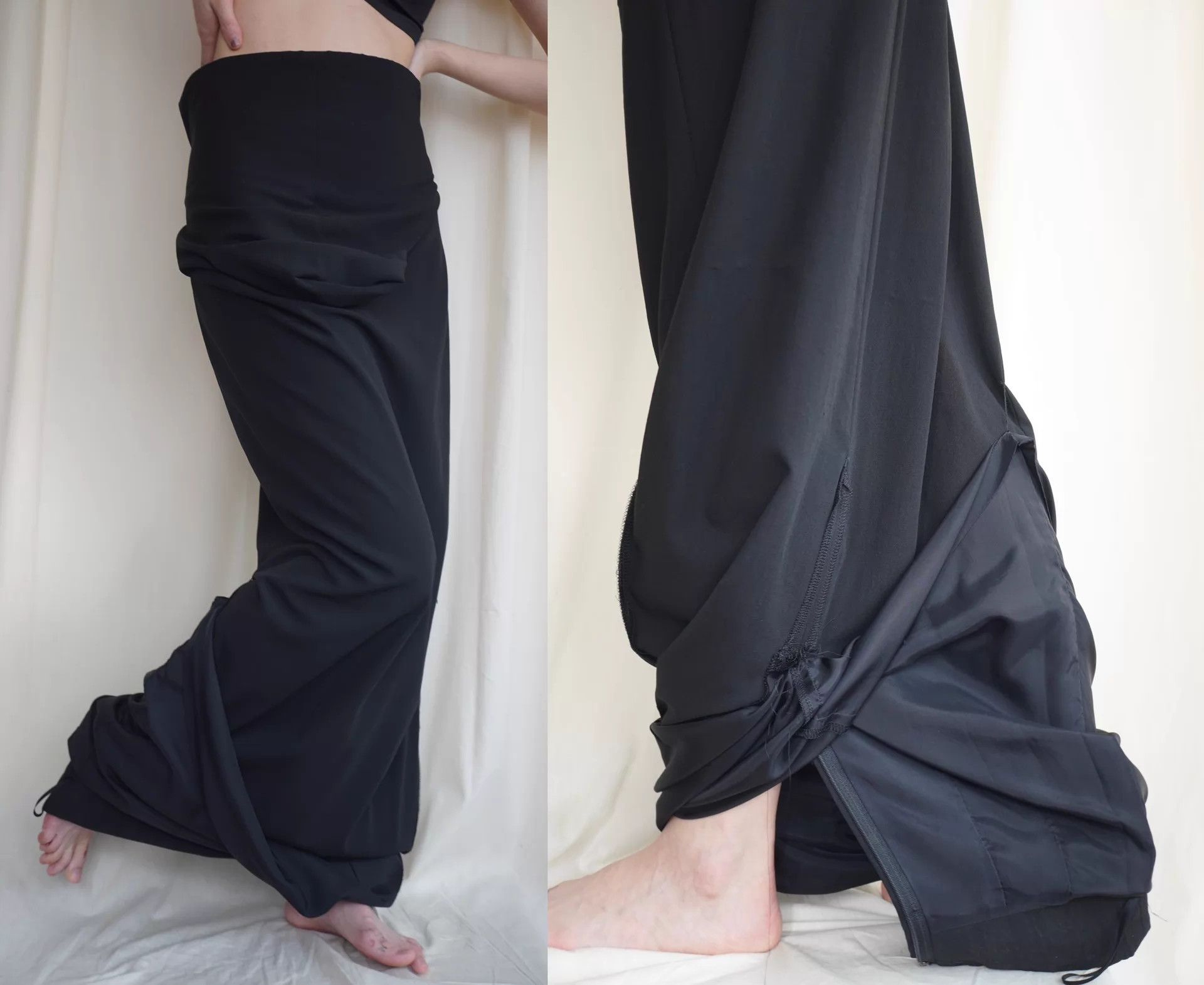 Comme des Garcons CDG 1991ss Convertible Fold Long Dress M (9/10) Size 27" / US 4 / IT 40 - 4 Thumbnail
