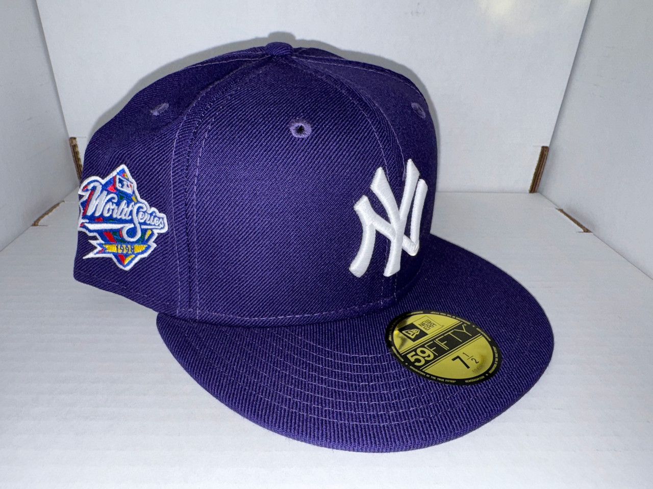 New Era NY Yankees Fitted, Purple (Size 7 1/2) Size ONE SIZE - 1 Thumbnail