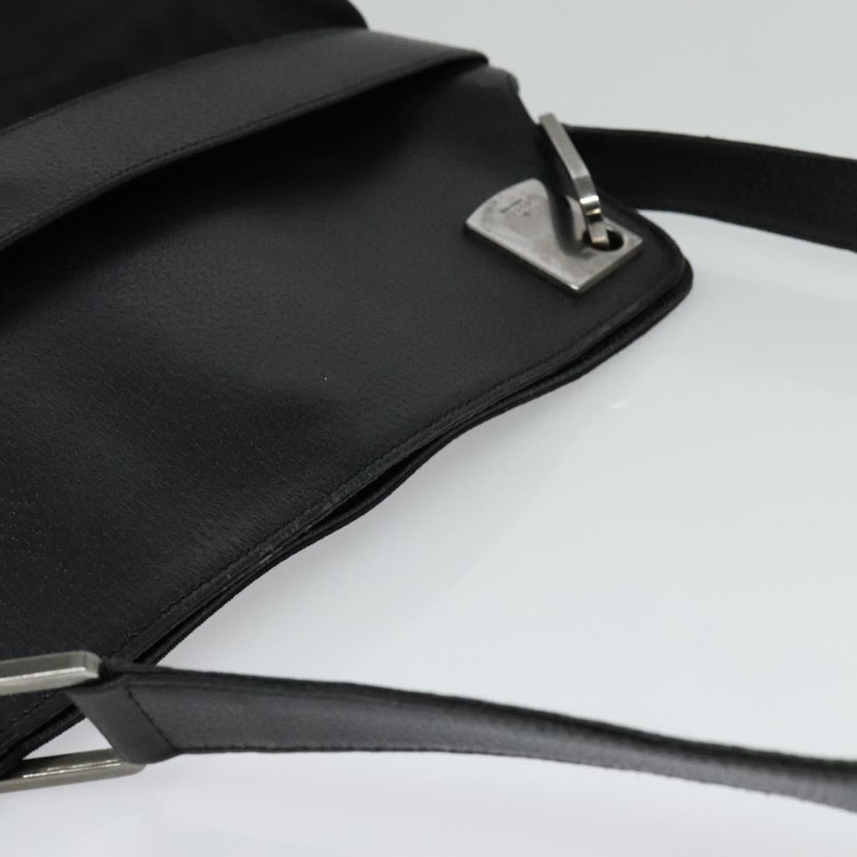 Gucci GUCCI Shoulder Bag Nylon Leather Black Silver 001 001 Size ONE SIZE - 6 Thumbnail