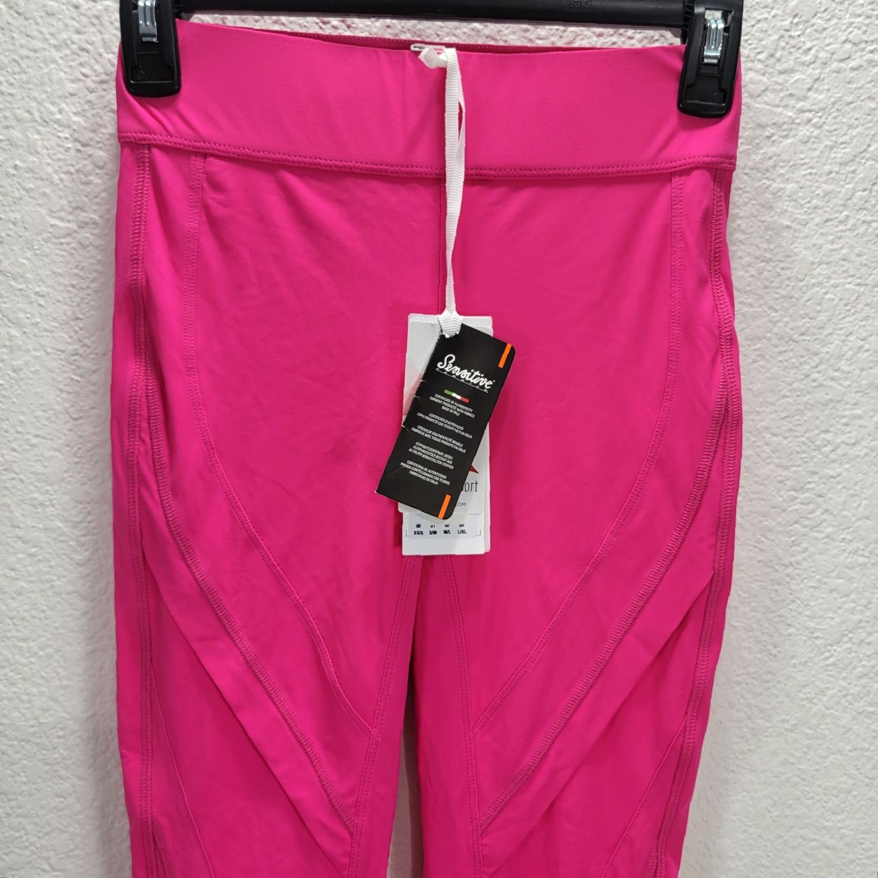 Vintage NO KA'OI Women's Leggings Pink High Rise S/M NWT Equinox Size 28" / US 6 / IT 42 - 3 Thumbnail