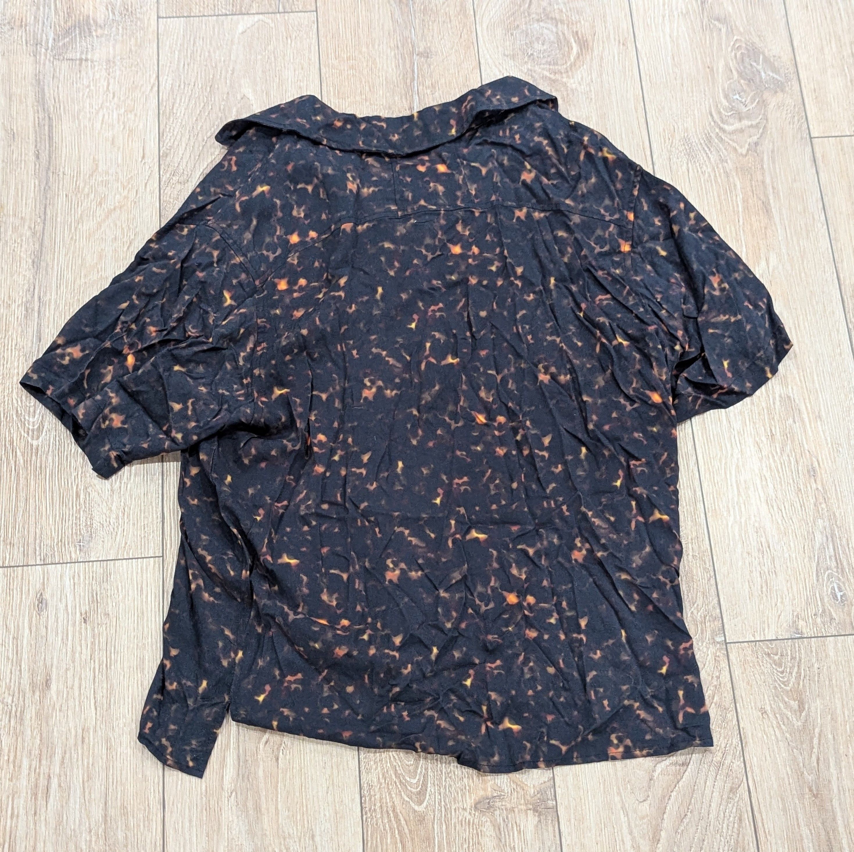 Rhude Rhude Tortoise Button Up Camp Shirt Black Medium Size US M / EU 48-50 / 2 - 3 Thumbnail