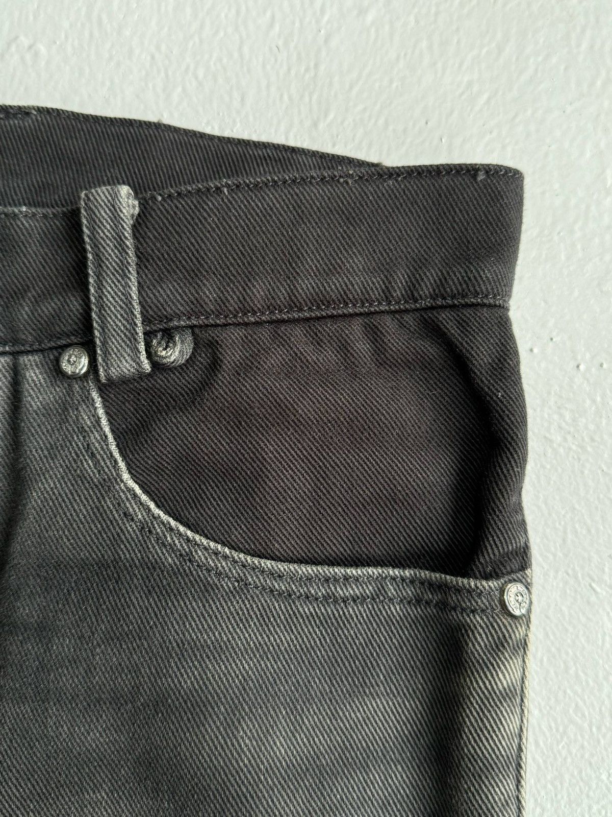 Chrome Hearts Vintage Chrome Hearts Fleur Knee Denim Flared Pants Size 28" / US 6 / IT 42 - 7 Thumbnail