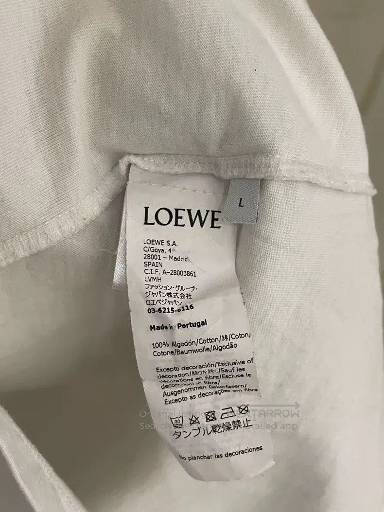 Loewe Loewe Paula series short-sleeved black and white checkered Size L / US 10 / IT 46 - 8 Thumbnail