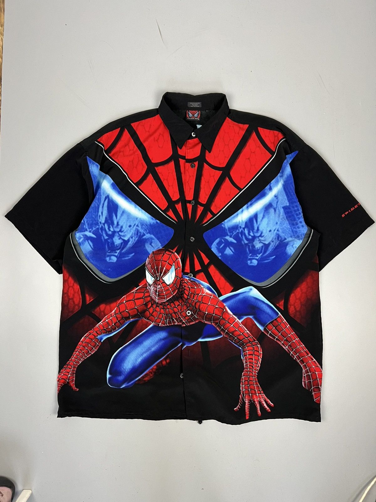 Marvel Comics × Vintage 2002 spider man bowling shirt vintage film Size US XXL / EU 58 / 5 - 1 Thumbnail
