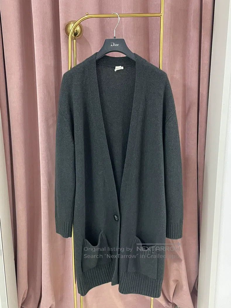 Hermes Hermes Olive Green Knit Cardigan Jacket Size XS / US 0-2 / IT 36-38 - 1 Thumbnail