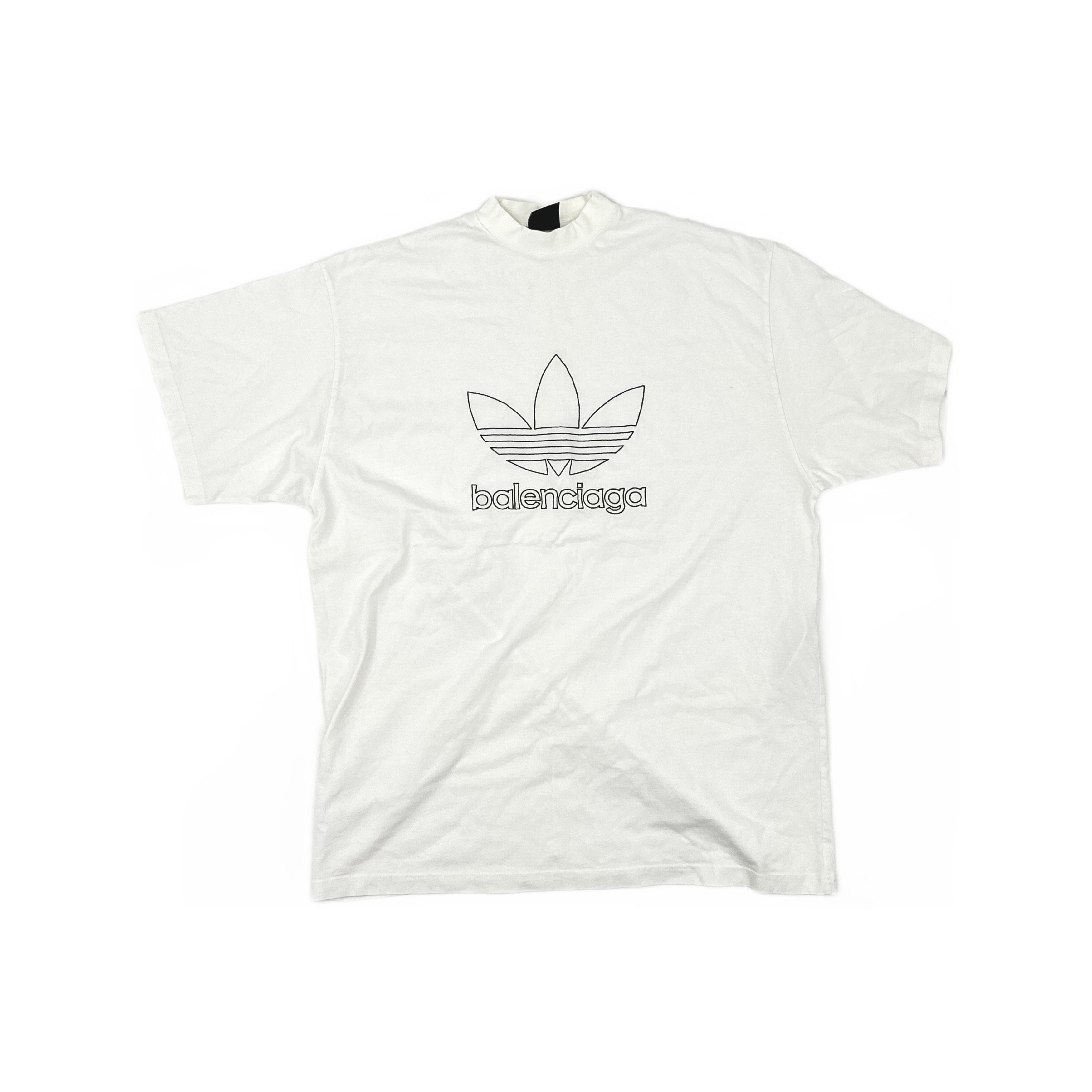 Adidas × Balenciaga Balenciaga x Adidas Trefoil Logo T Shirt | Grailed
