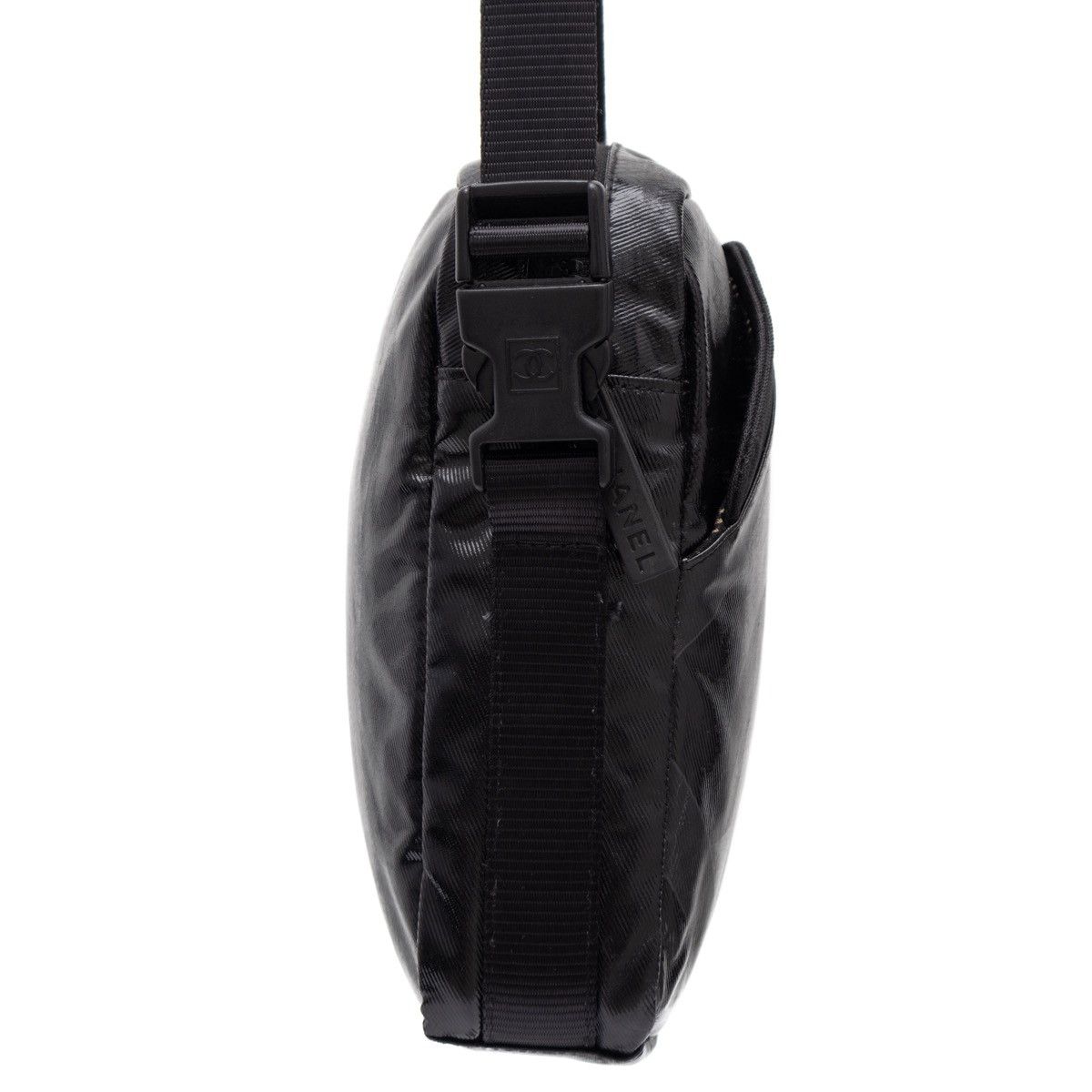 Chanel CHANEL 2006/08 Black Sport Line CC Logo Crossbody Bag RARE Size ONE SIZE - 6 Thumbnail