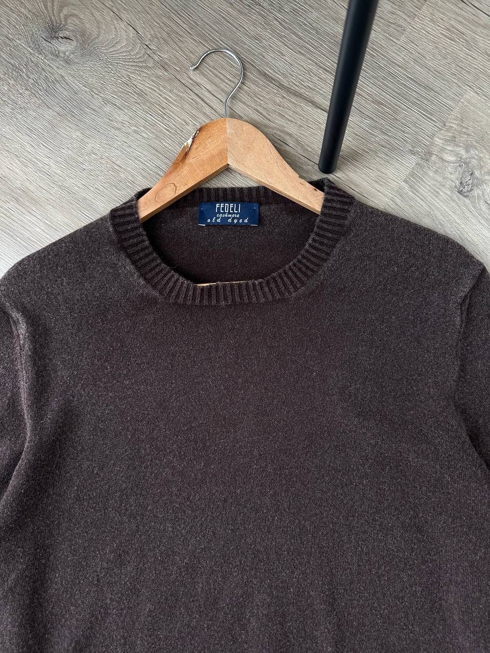 Fedeli × Vintage Vintage Fedeli Cashmere Garment-Dyed Sweater Size US M / EU 48-50 / 2 - 6 Thumbnail