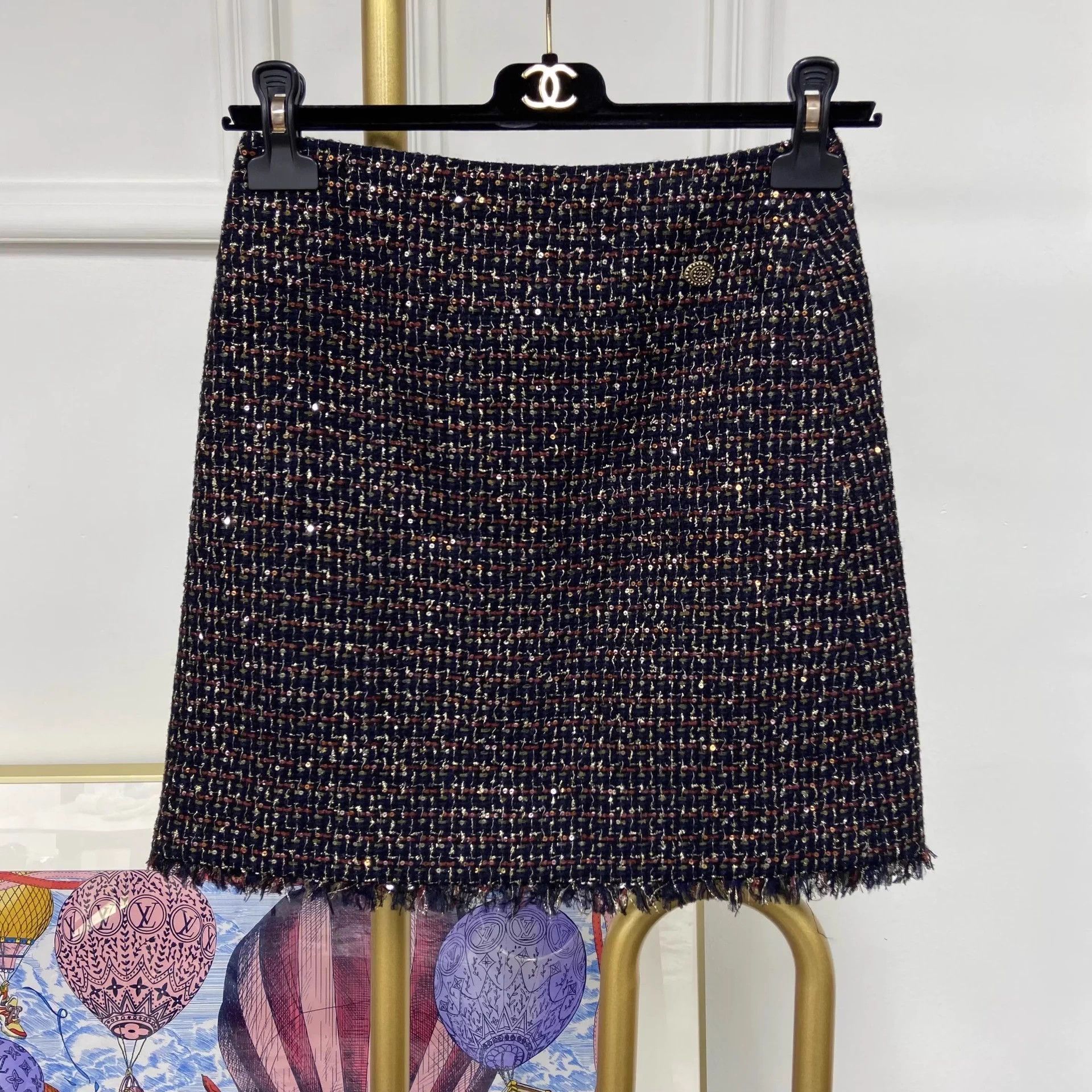 Chanel Chanel plaid midi skirt 34 Size 25" / US 0 / IT 36 - 1 Thumbnail