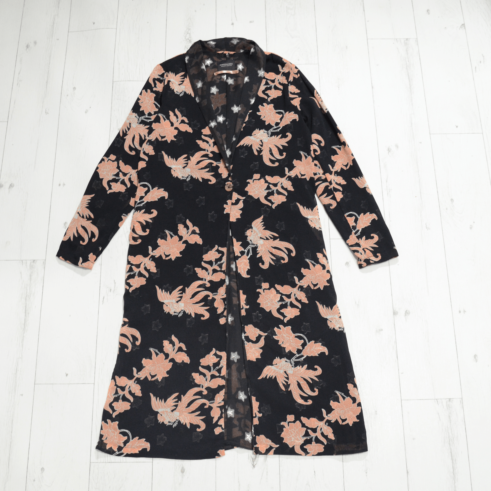 Scotch & Soda Scotch & Soda Floral-Print Duster Jacket Kimono Maison Dress Size S / US 4 / IT 40 - 1 Thumbnail
