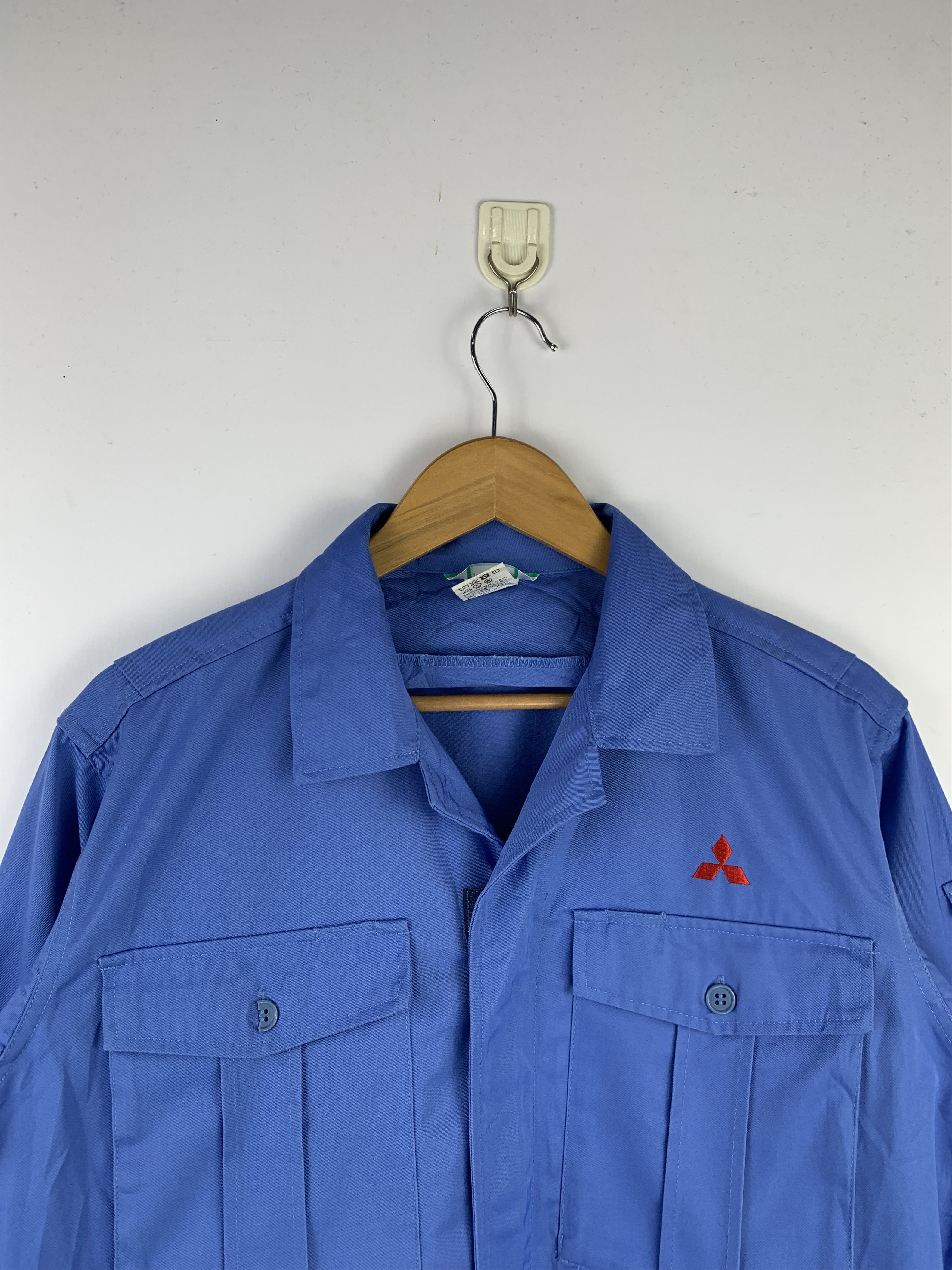 Japanese Brand Vintage Japanese Brand Mitsubishi Workers Denim Jacket J1524 Size US L / EU 52-54 / 3 - 2 Thumbnail