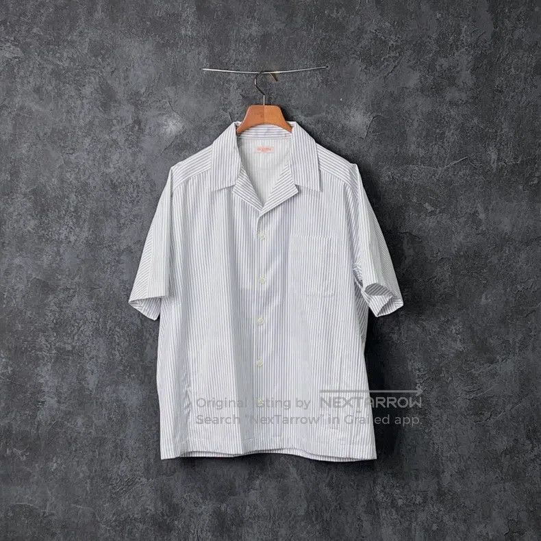 Valentino Valentino Striped cotton short-sleeved shirt Size US M / EU 48-50 / 2 - 1 Thumbnail